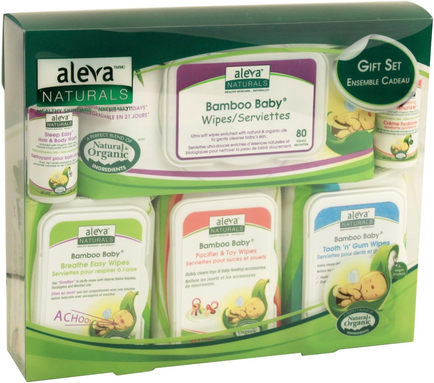 Bamboo Baby Wipes Gift Set