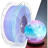 IEMAI PETG Filament 1.75mm, Translucent Dual Color Gradient Blue to Purple, High-Speed 3D Printer Filament Up to 600mm/s, 1kg Spool for Artistic Creations & Home Decor
