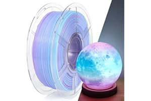 IEMAI PETG Filament 1.75mm, Translucent Dual Color Gradient Blue to Purple, High-Speed 3D Printer Filament Up to 600mm/s, 1kg Spool for Artistic Creations & Home Decor