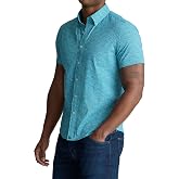 UNTUCKit Men's Short Sleeve Performance Printed