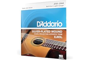 D'Addario Gypsy Jazz Acoustic Guitar Strings - EJ83L - Ball End - Light, 10-44