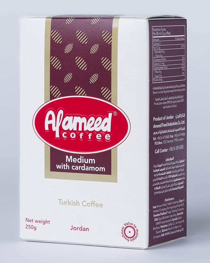 ALAMEED Turkish Coffee Medium with Cardamom Buy Online at Best Price