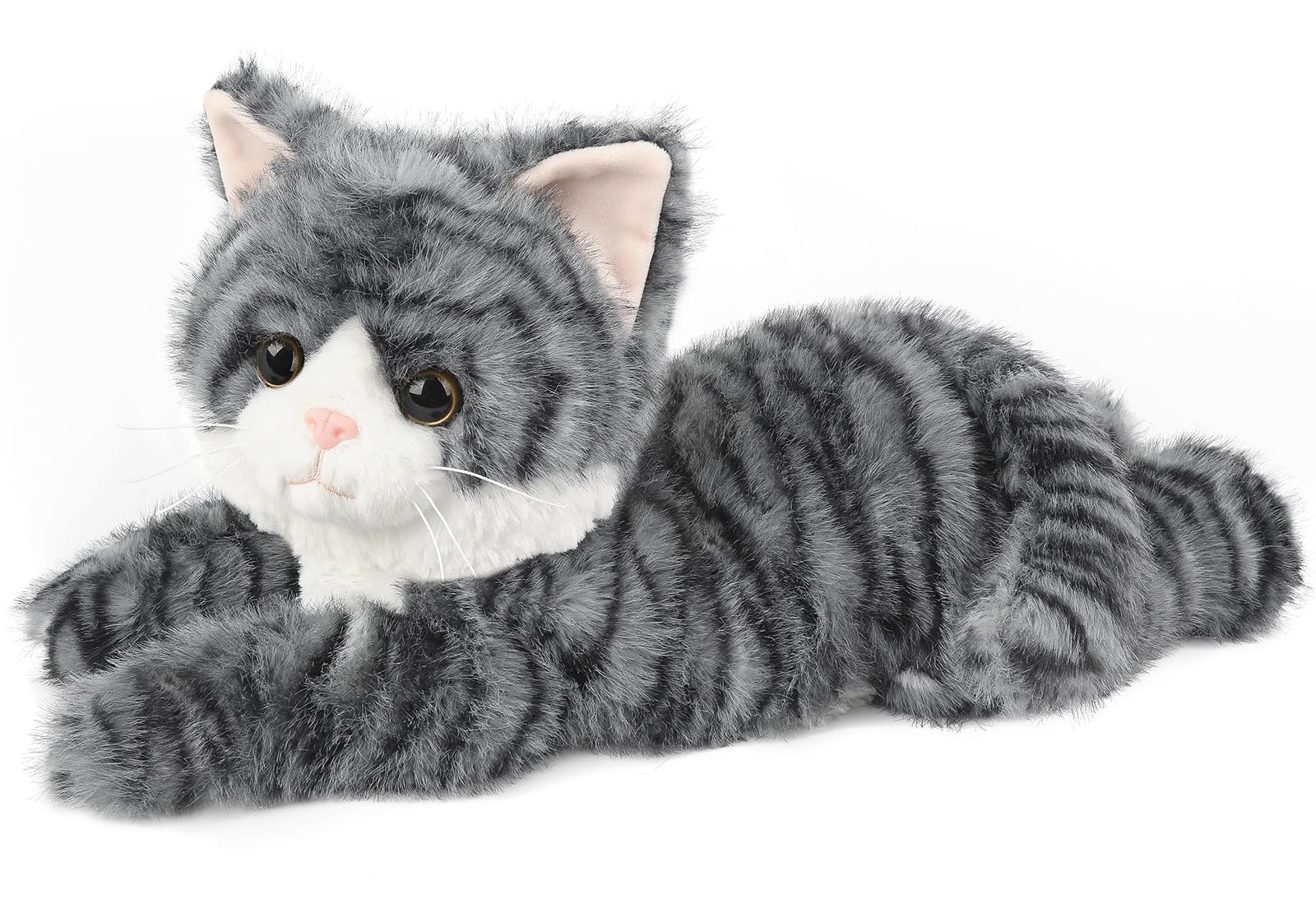 Photo 1 of * factory sealed *
Gray Tabby Cat Stuffed Animals, Microwavable Stuffed Animal Adorable Fluffy Cat Plush for Warmth & Comfort, Heatable & Coolable Lavender Scent Cat Toys, Cute Soft Plushies Cat Gifts for Kids & Adults