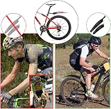 ioutdoor Bike Mudguard Set with 27ft Reflective Tape, Adjustable Front Rear view 7