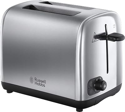 Russell Hobbs 2 Slice Toaster Perfect Toast Technology Brushed Stainless 850W