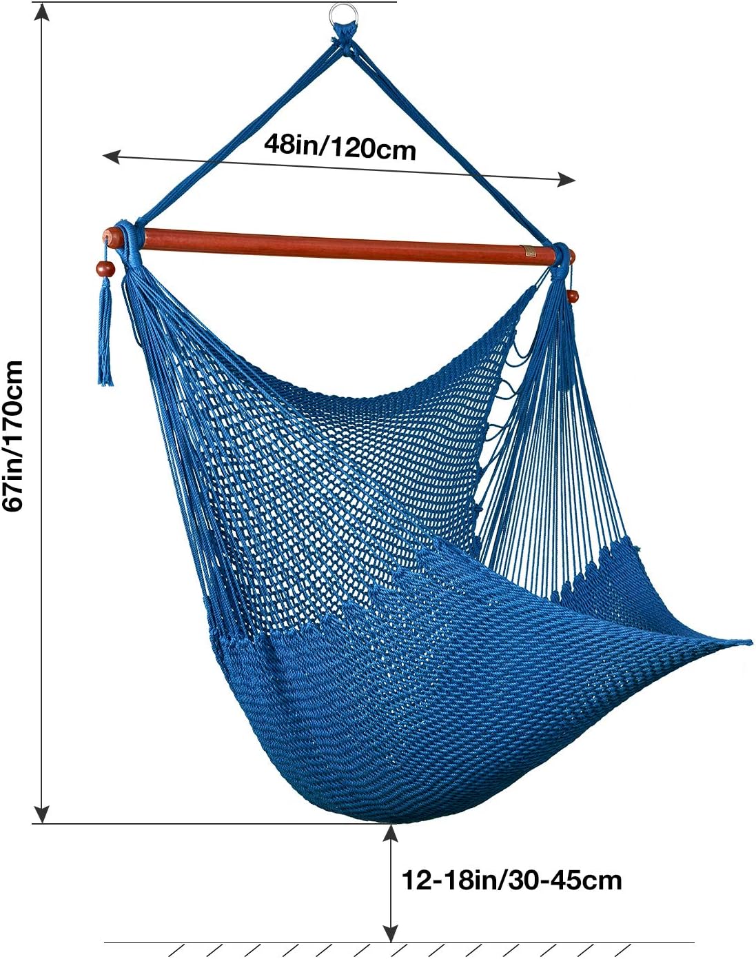 suntime outdoor living replacement parts on Patio Furniture Accessories Greenstell Large Caribbean Hammock Hanging Chair With Hanging Kits And 150cm Strap Swing Chair Comfortable Durable 100 Soft Spun Polyester For Indoor Outdoor Home Patio Yard Garden 48 Inch Blue Patio Lawn Garden