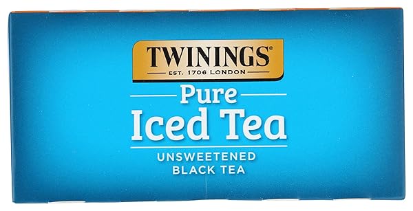 TWININGS PURE BLACK ICED TEA BAGS, 72 CT