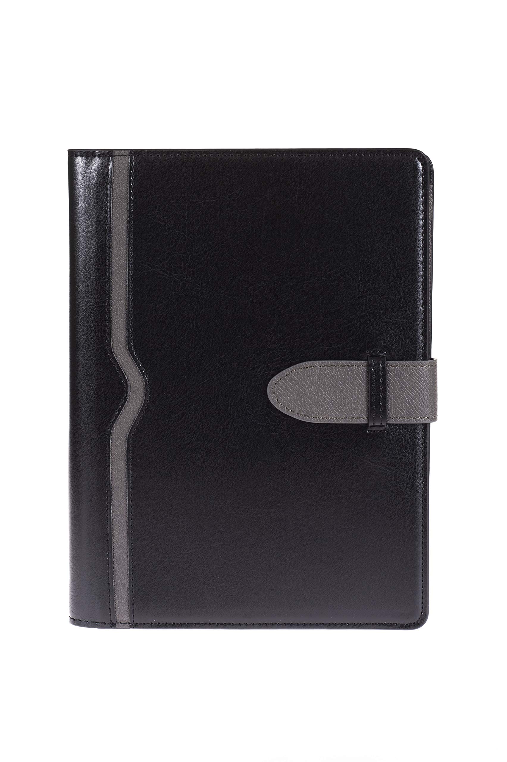 Collins - Undated Week-to-View Desk Dayplanner - Hard Cover Standard - Black