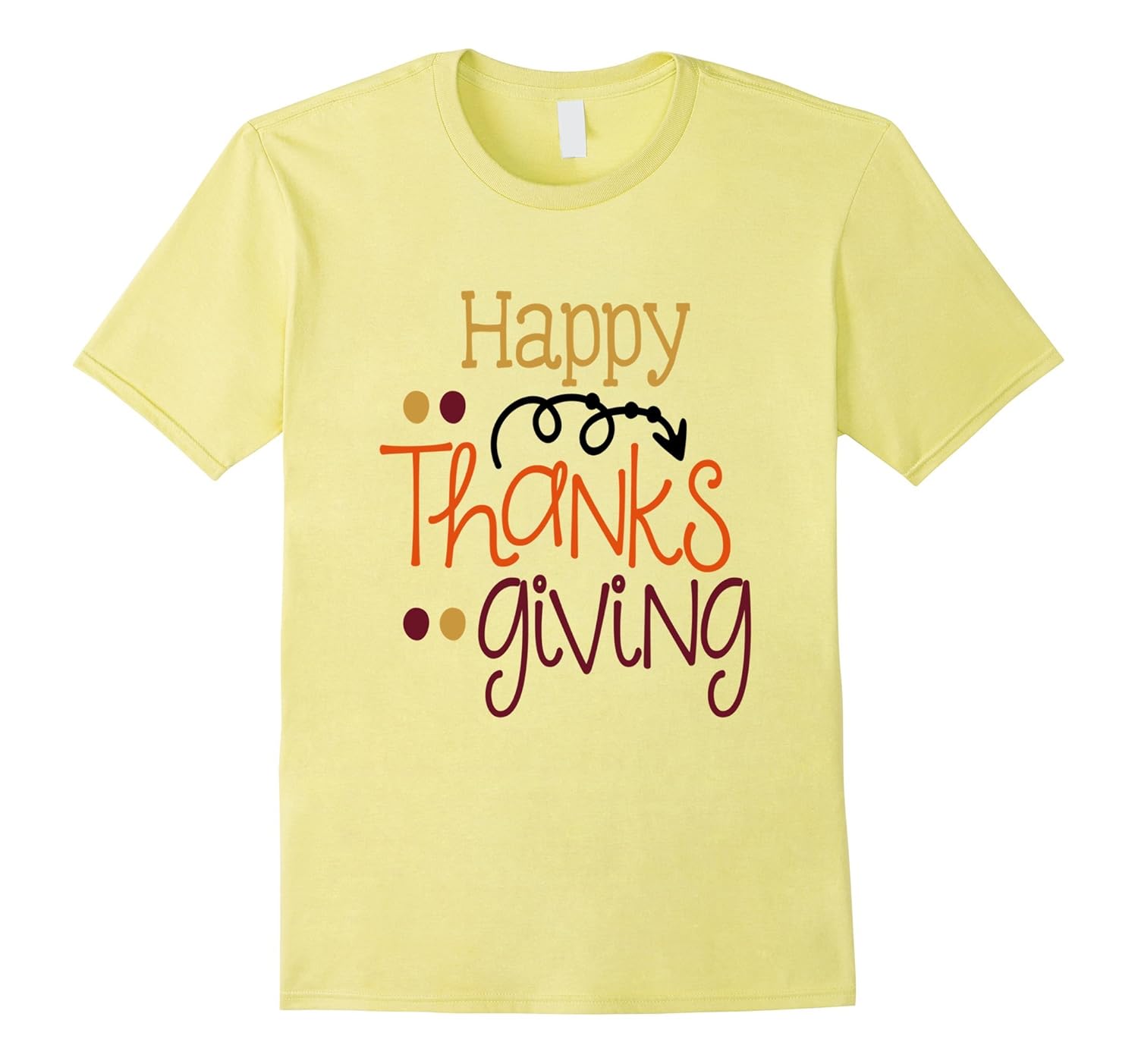 Happy Thanksgiving Shirt Cute Family Kids Teacher Mom-ANZ