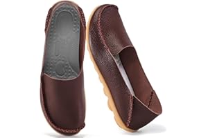 Ecetana Loafers for Women Penny Shoes Comfortable Slip On Casual Womens Loafers Fashion Moccasins Lightweight Round Toe Driving Flats Boat Shoes