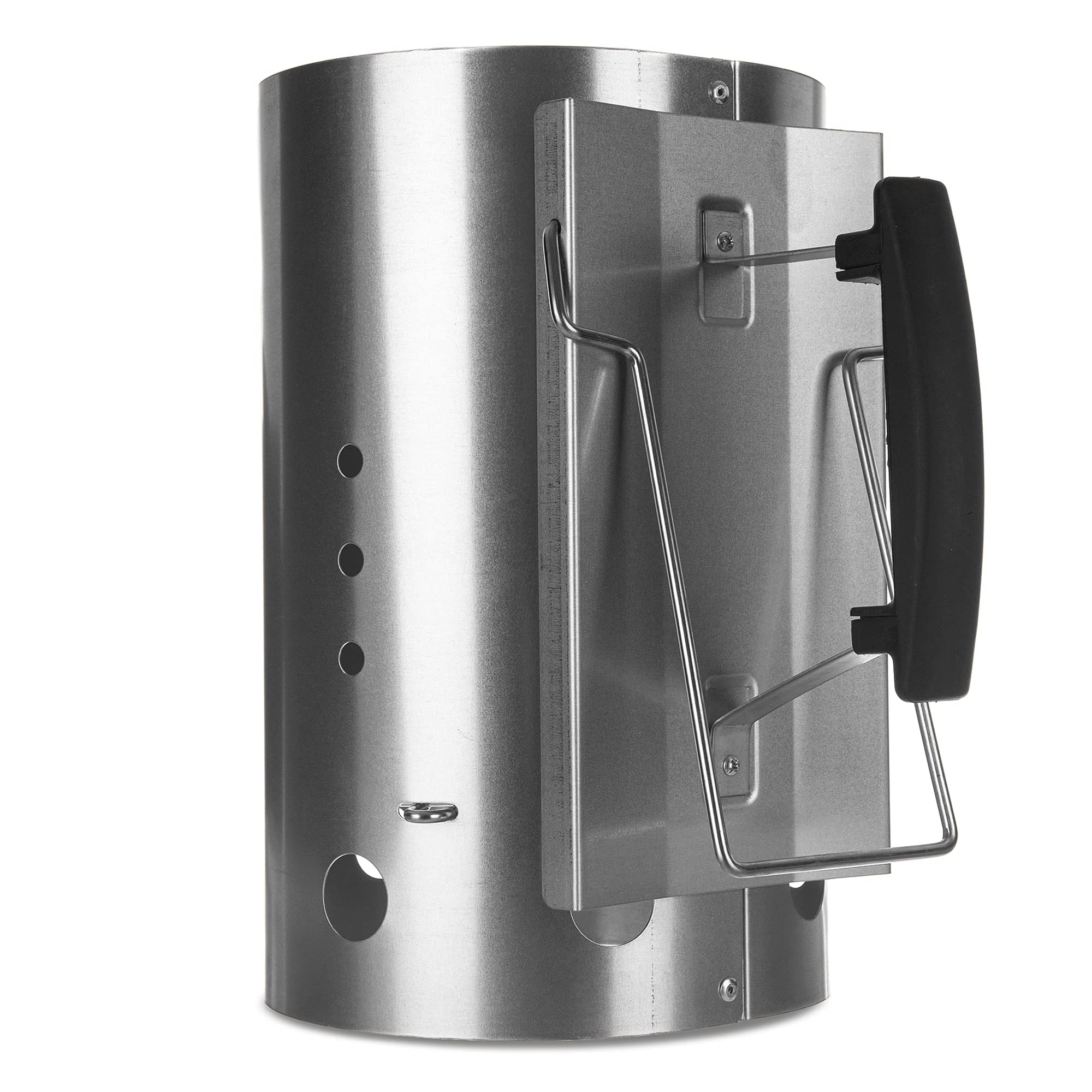 LIVIVO Deluxe Charcoal Chimney Starter - Heavy Duty BBQ Chimney Starter Fire Starter with Safety Handle - Fast Lighting BBQ Starter Barbecue Tool for Charcoal or Briquettes for Grilling & Camping