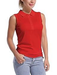 BUBBLELIME Women's UPF 50+ Golf Tennis Sleeveless