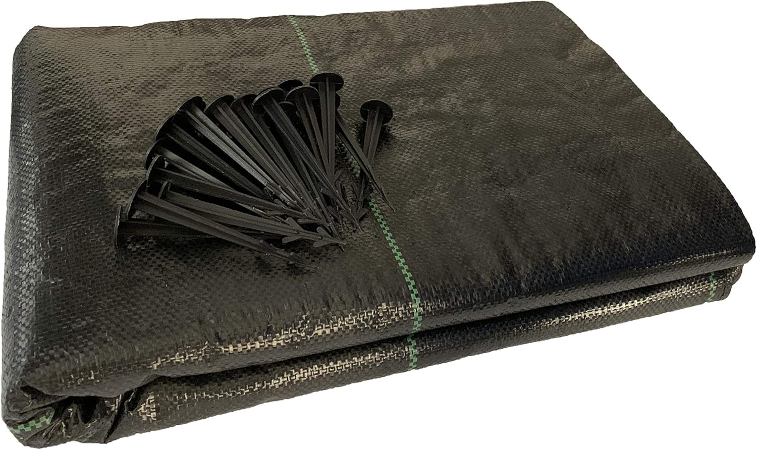 Yuzet Heavy Duty Weed Control Fabric, 1m x 50m, with 40 Free Pegs