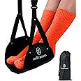 Airplane Foot Rest - Portable Airplane Foot Hammock for Flying Comfortably - Compact, Breathable Mesh Foot Sling for Airplane Travel - Long Flight Essentials - International Travel Must Haves