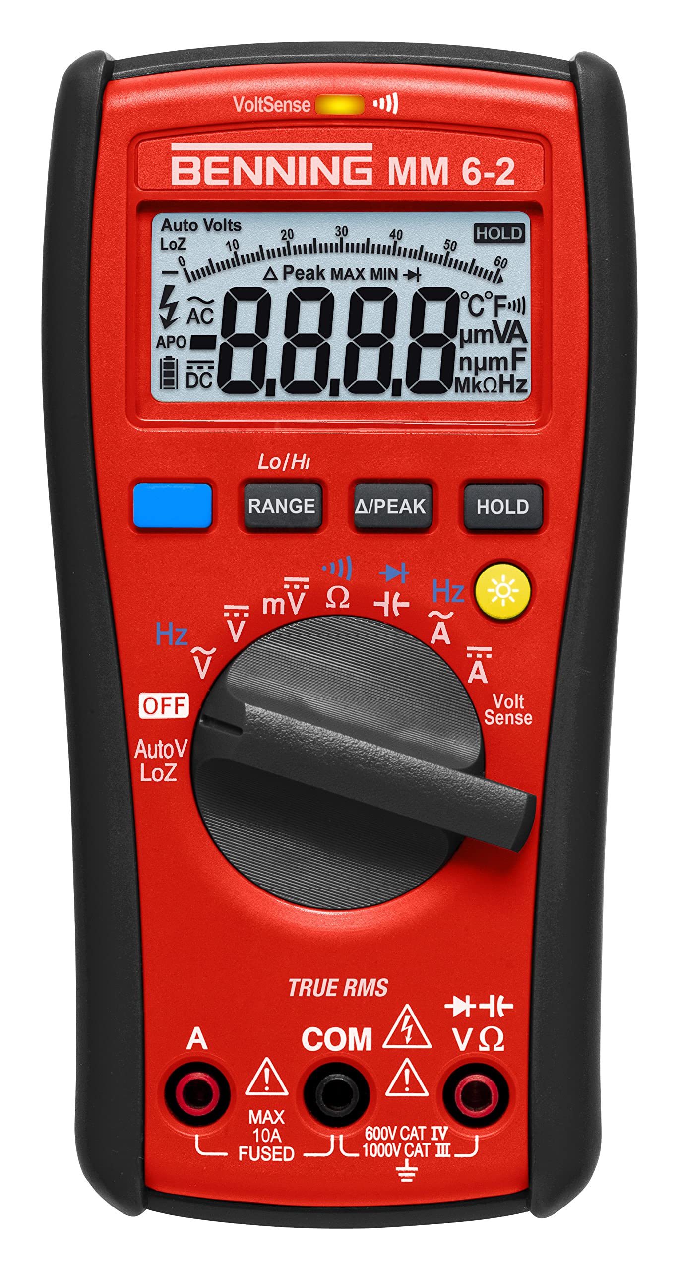Benning Hand-Multimeter digital MM 6-2 Kalibriert nach: Werksstandard (without Zertifikat) CAT III 10
