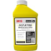 RM18 Fast-Acting Weed &amp; Grass Killer Herbicide, 32-ounce