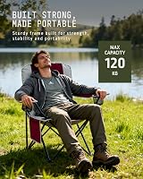 Voyager 2 Pack Outdoor Camping Chair Set 120kg Capacity Folding Chairs view 6
