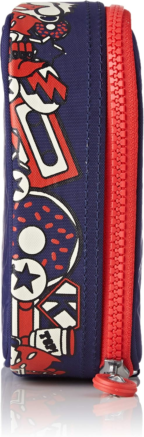Kipling 100 PENS PLUS Pencil Cases, 21 cm, 1.5 liters, Blue (Polish Fun), 21 centimeters - Image 4