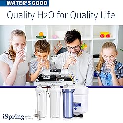 iSpring RCC7P, 75 GPD Reverse Osmosis System with