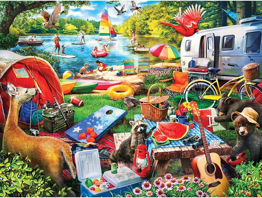 MasterPieces Campside 300 Puzzles Collection - Little Rascals 300 Piece Jigsaw Puzzle: Toys & Games