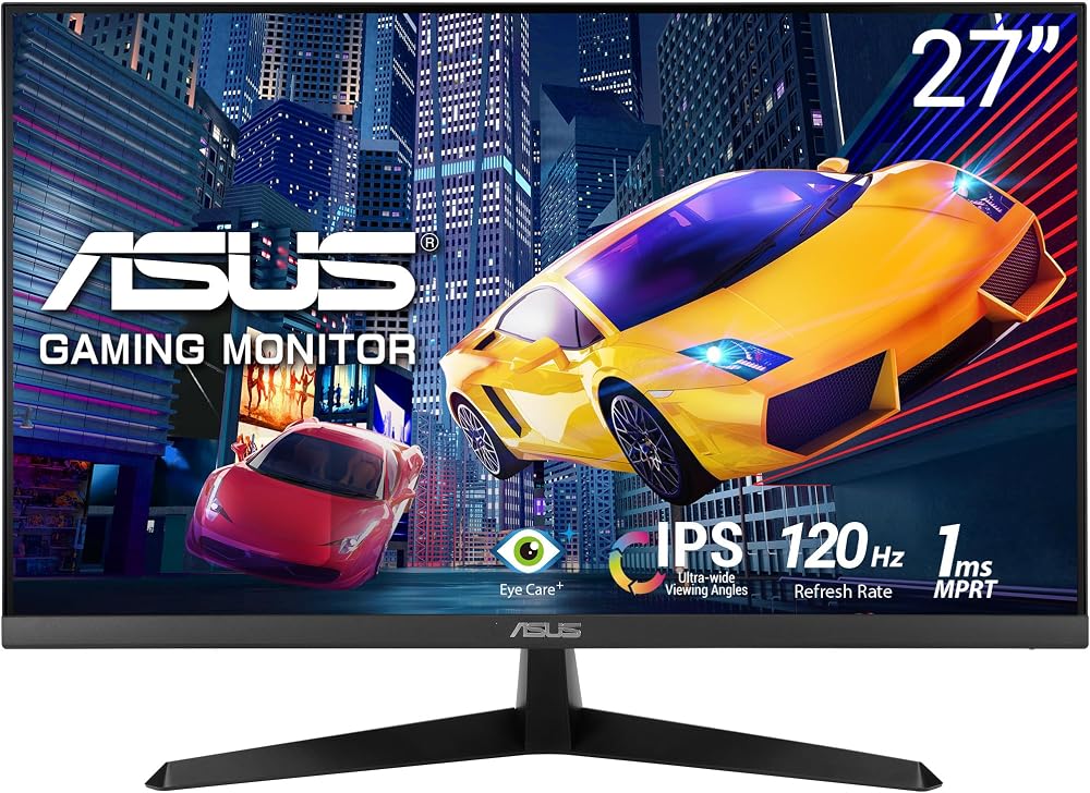 ASUS VY279HGR Eye Care Gaming Monitor 27" FHD IPS 120Hz OC 1ms MPRT