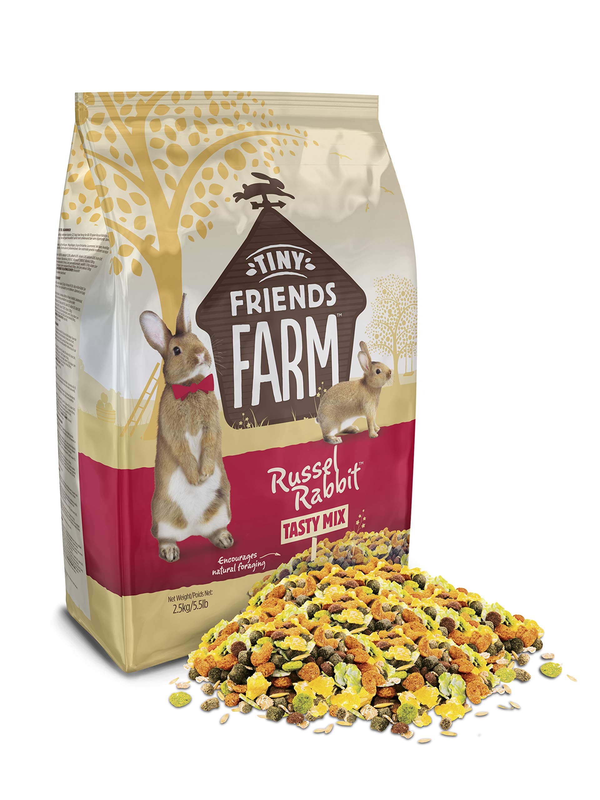 Supreme Tiny Friends Farm Russel Rabbit Tasty Mix 2.5kg (pack of 4)
