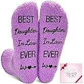 Sunia Funny Socks Gifts for Women - Mother In Law,Daughter In Law Mothers Day Gifts, Best Sister Birthday Christmas Gifts