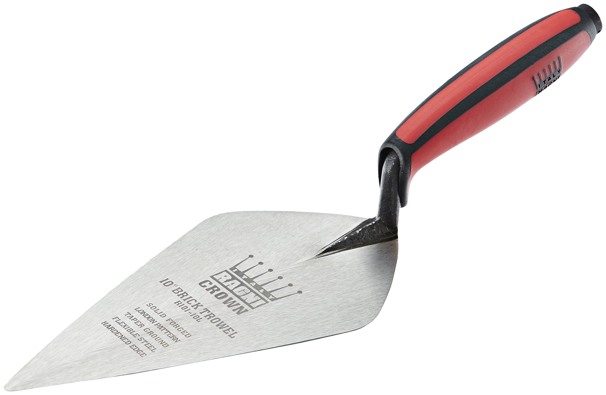Ragni R101-10L 10"" London Pattern Solid Forged Brick Trowel"