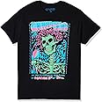 Liquid Blue Unisex-Adult Standard Grateful Dead Gd Bertha Blacklight T-Shirt