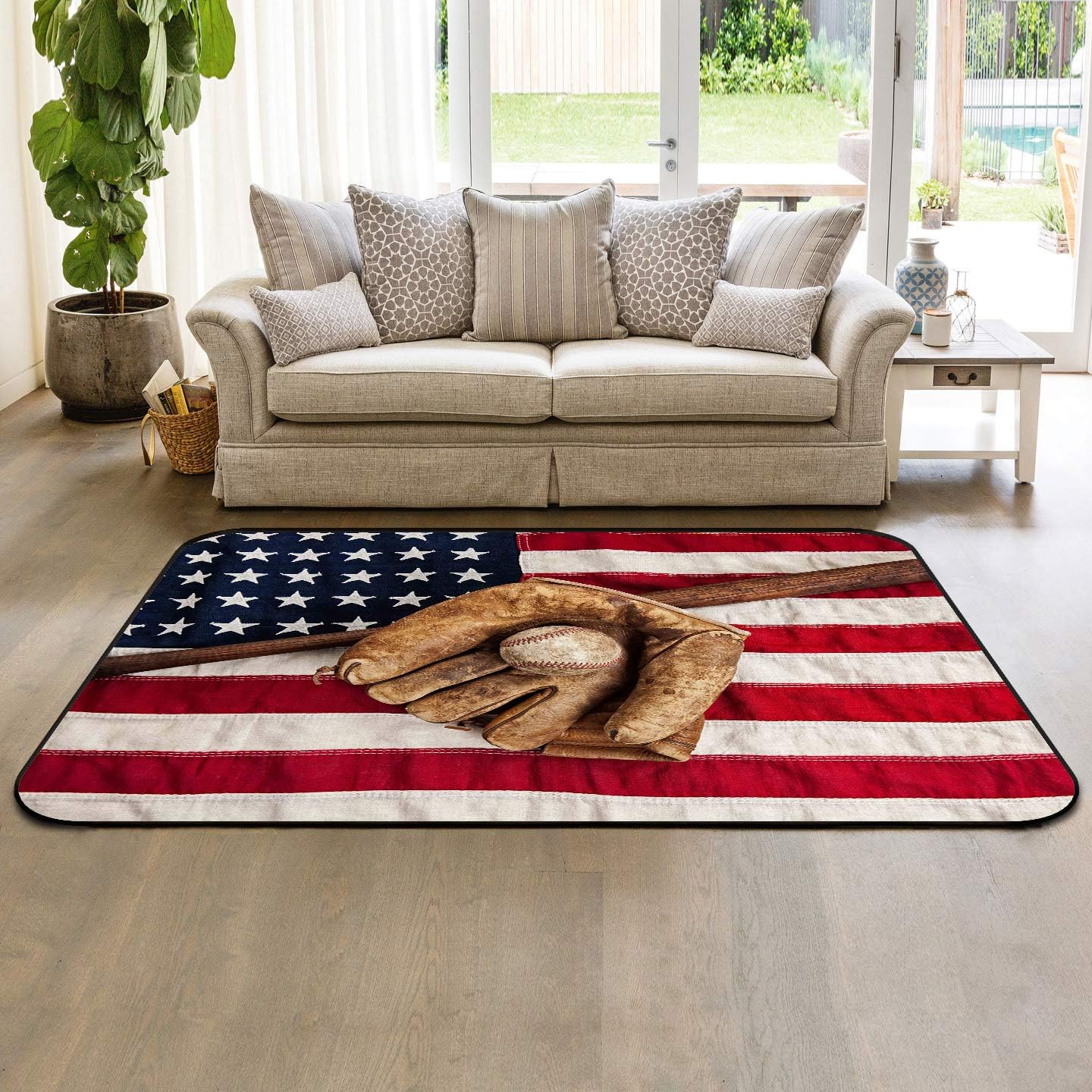 Large Area Rugs 3' x 5' Modern Throw Carpet Floor Cover