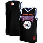 Ultra Game Men's NBA Official Super Soft Sleeveless Tank Top Muscle T-Shirt - Black