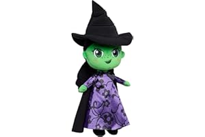 JUST PLAY WICKED Universal Small 14-inch Plush Elphaba Doll, Amazon Exclusive, Toy for Fans, Collectors, Teens, Girls, Kids, Ages 3 and Up
