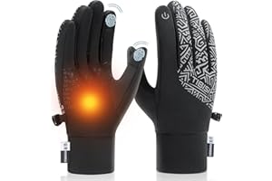 Benirap Winter Gloves Touchscreen Windproof Thermal Gloves Men Women Cycling Running Climbing Skiing Driving Gloves