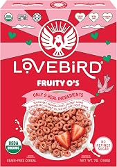 Lovebird, Cereal Grain Free Strawberry Organic, 7 Ounce