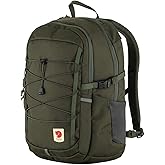 Fj&auml;llr&auml;ven Skule 20 Backpack - Lightweight Durable Everyday Travel Laptop Bag, Deep Forest