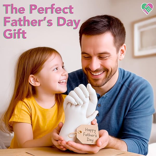 LUNA BEAN HAND CASTING KIT – THE ORIGINAL HAND MOLD KIT FOR COUPLES – GIFTS FOR DAD FATHERS DAY, BRIDAL SHOWER, WEDDING, ENGAGEMENT, GIFTS FOR HER ANNIVERSARY FOR MEN WIFE HUSBAND BOYFRIEND GIRLFRIEND