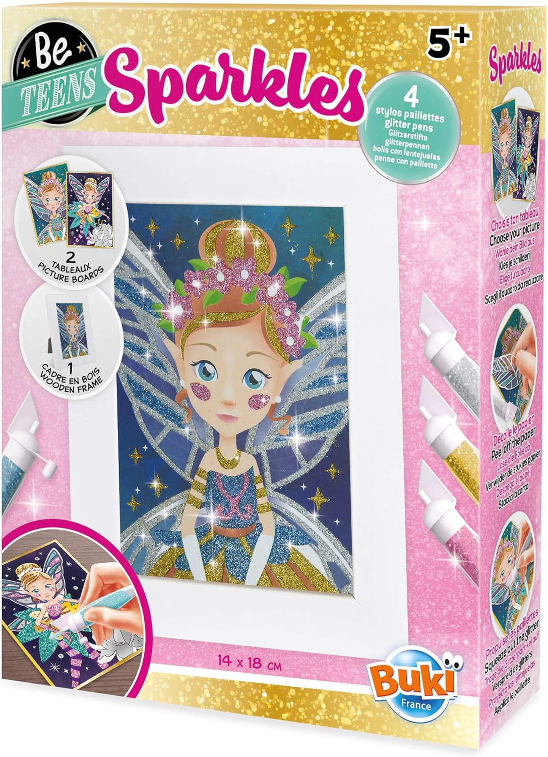Buki Be Teens Glitters Einhorn - Diamant Malerei Set Mit Strasssteinen Für Kinder