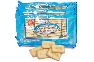 Lady Sarah Individually Wrapped Sugar Sprinkled Coconut Cookies - Perfect for Gifts, Parties & Holidays, 1.2 KG (3 Cookies Ba