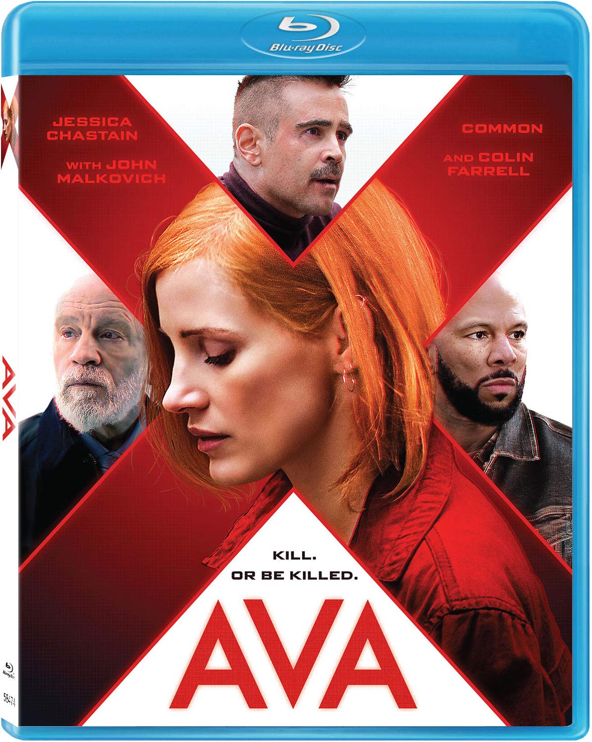 Amazon Com Ava Blu Ray Jessica Chastain Colin Farrell John Malkovich Movies Tv