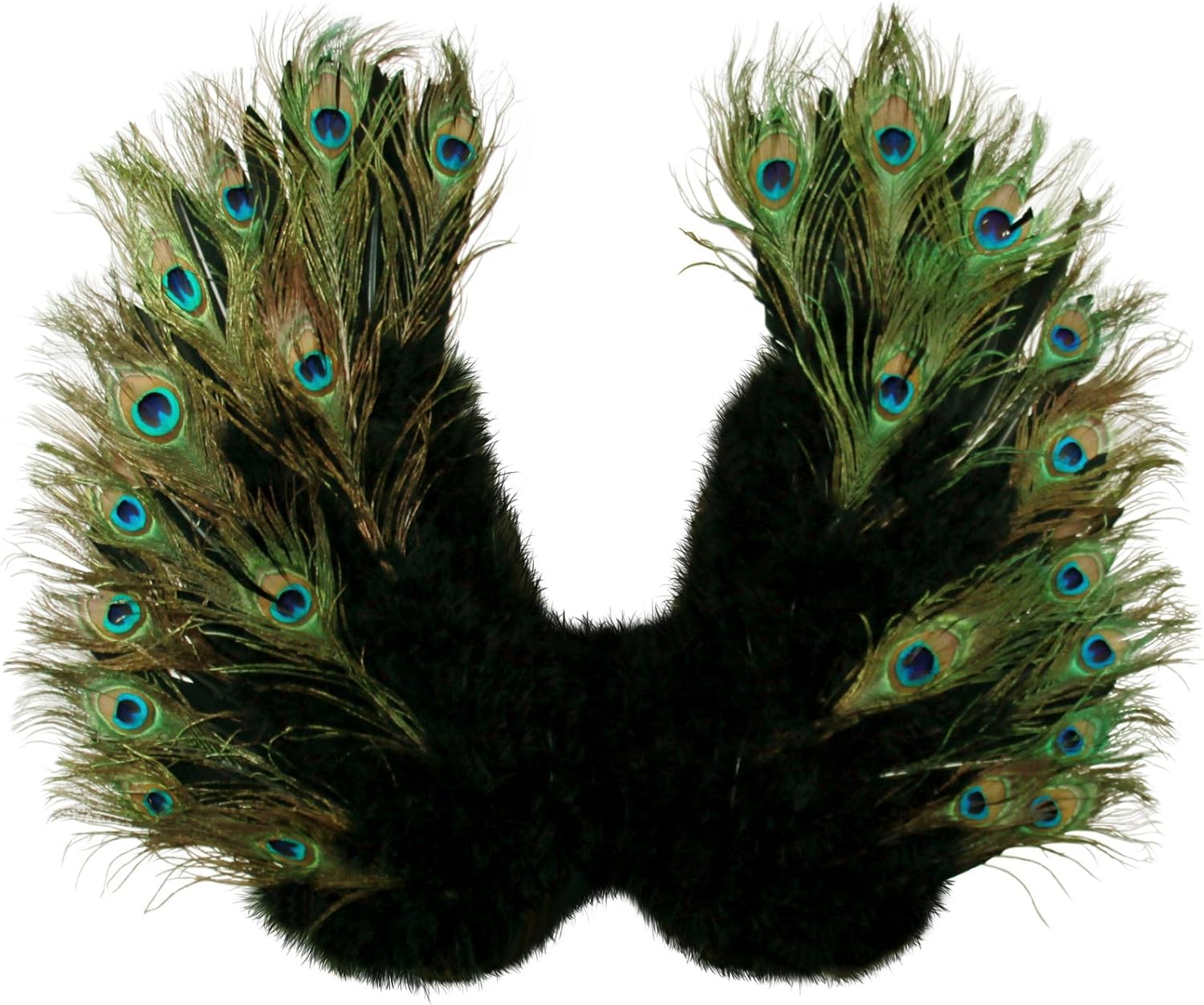 FashionWings(TM Peacock Feather Costume Angel Wings Adults