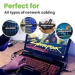 GearIT Cat 6 Ethernet Cable 1 ft (20-Pack) - Cat6