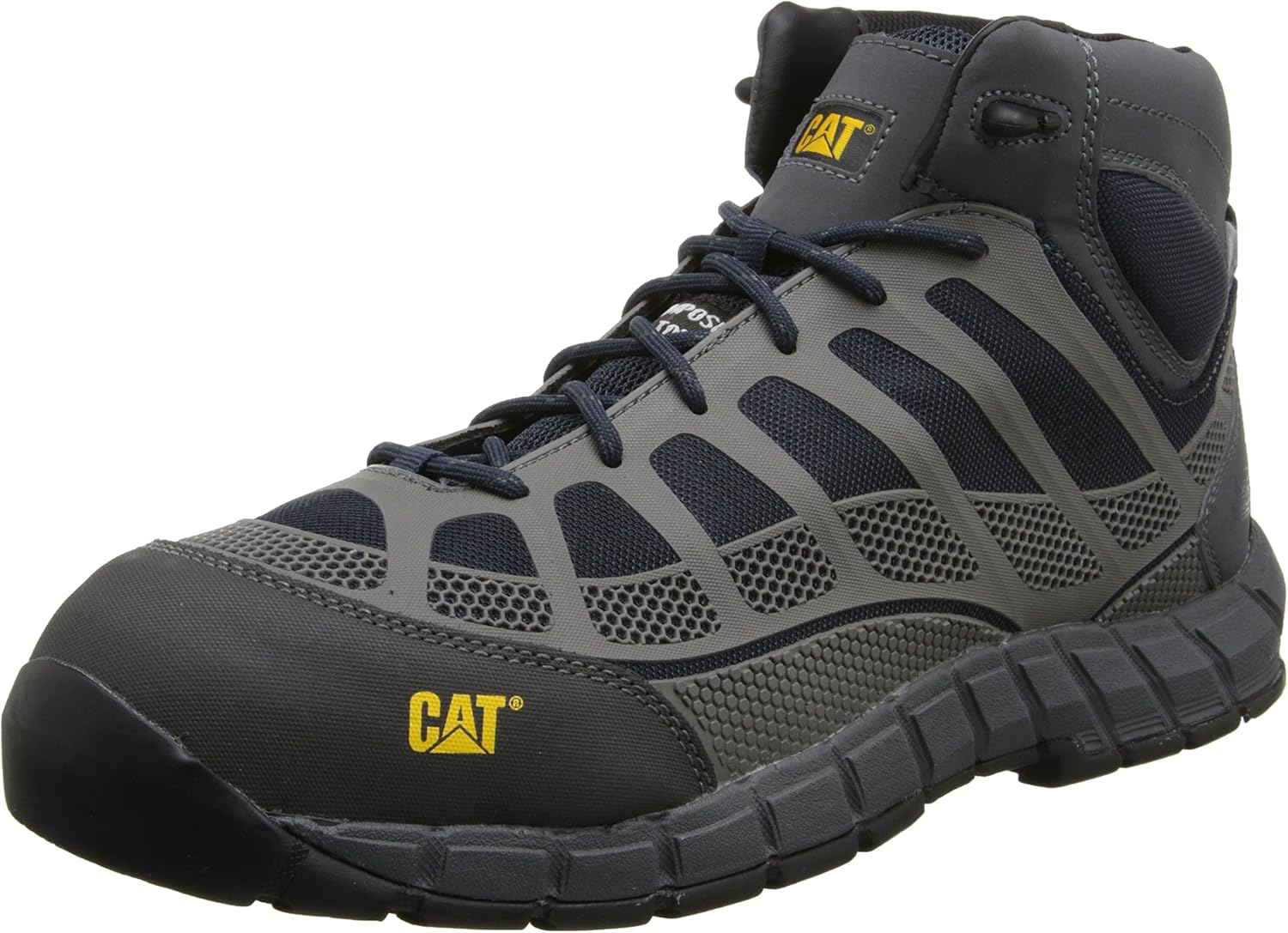 Caterpillar Men's Streamline Mid Comp Toe Work Shoe, Navy