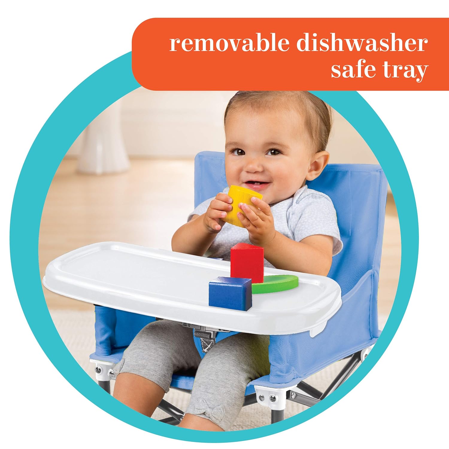 Summer Pop ‘n Sit Portable Booster Chair, Green  – Booster Seat for Indoor/Outdoor Use – Fast, Easy and Compact Fold : Baby