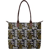 FOCO NFL womens Nfl Team Logo Spirited Style Printed Tote Bag