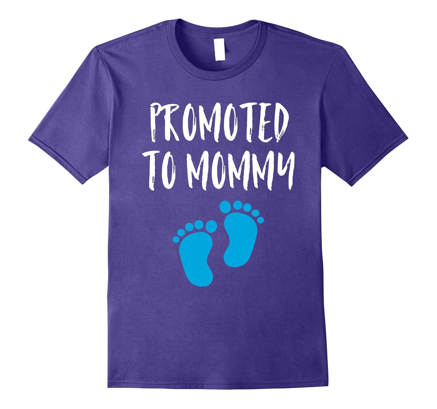 Promoted To Mommy Baby Boy T-Shirt-Rose