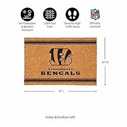 Team Sports America NFL Cincinnati Bengals Coir