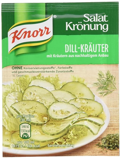 Knorr Salatkrönung Dill Kräuter Dressing 5erPack, 450 ml Amazon.de