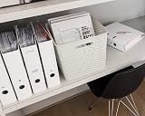 Curver My Style Square Rattan Box Set White 3 x Square 25 L capacity view 4
