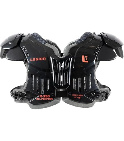 gear pro tec razor shoulder pads RZ7 (Skill) (EA) : Sports & Outdoors Cube Touring Hybrid ONE Category:Standpumpen_CFP TEC impact zone protection Color:Matt Grau