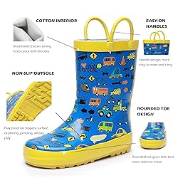 WTW Toddler and Kids Rain Boots Unisex-Child